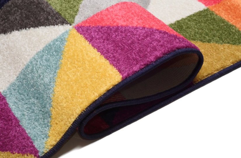 Farebný koberec s geometrickým vzorom Salsa