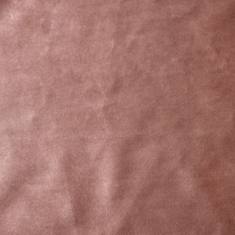 Ružový jednofarebný záves s riasiacou páskou