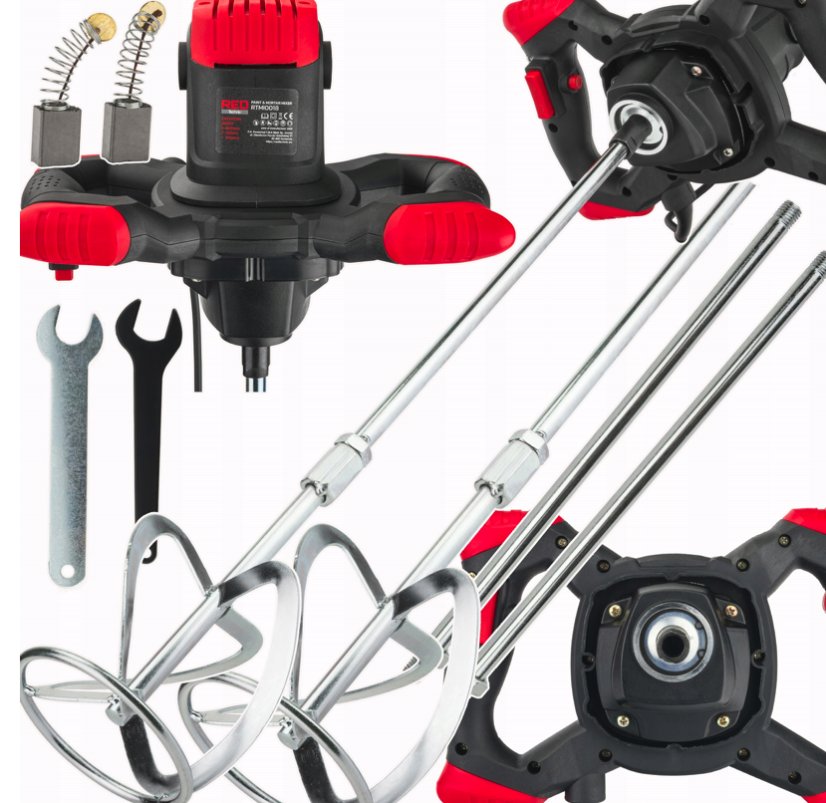 Mixer electric pentru mortar și vopsea 6 trepte 120 mm - mixer puternic pentru construcții
