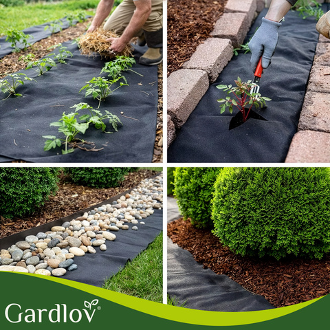 Černá agrotextilie proti plevelu 1,6 x 20 m 50 g/m²