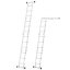 Viacúčelový kĺbový rebrík 4x3
