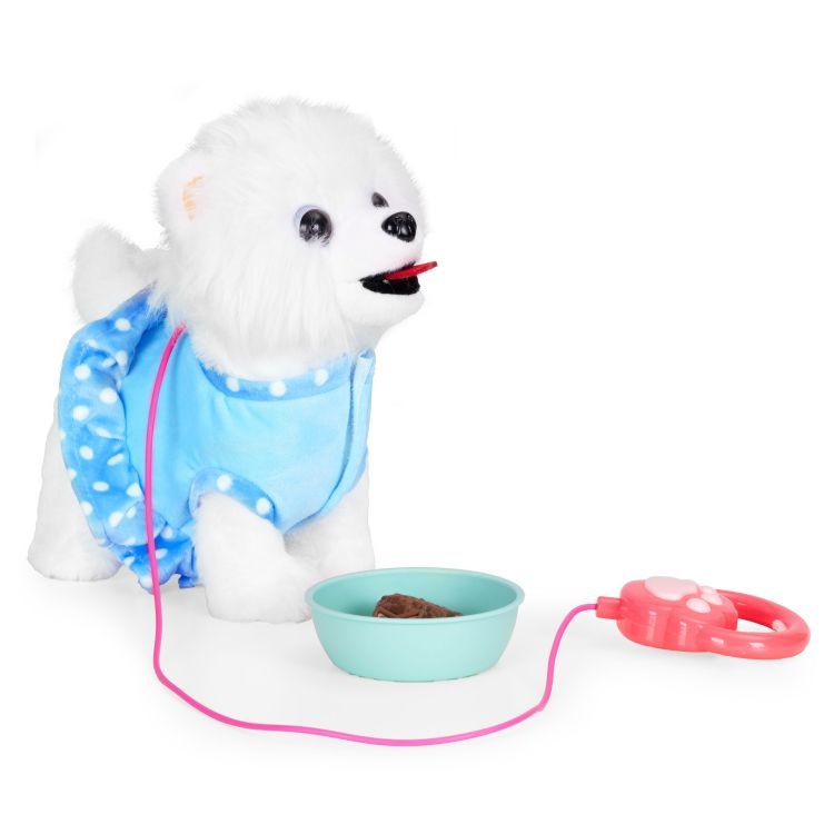 Interaktívny psík na vodítku – hračka pre deti s pohybmi, zvukmi a doplnkami