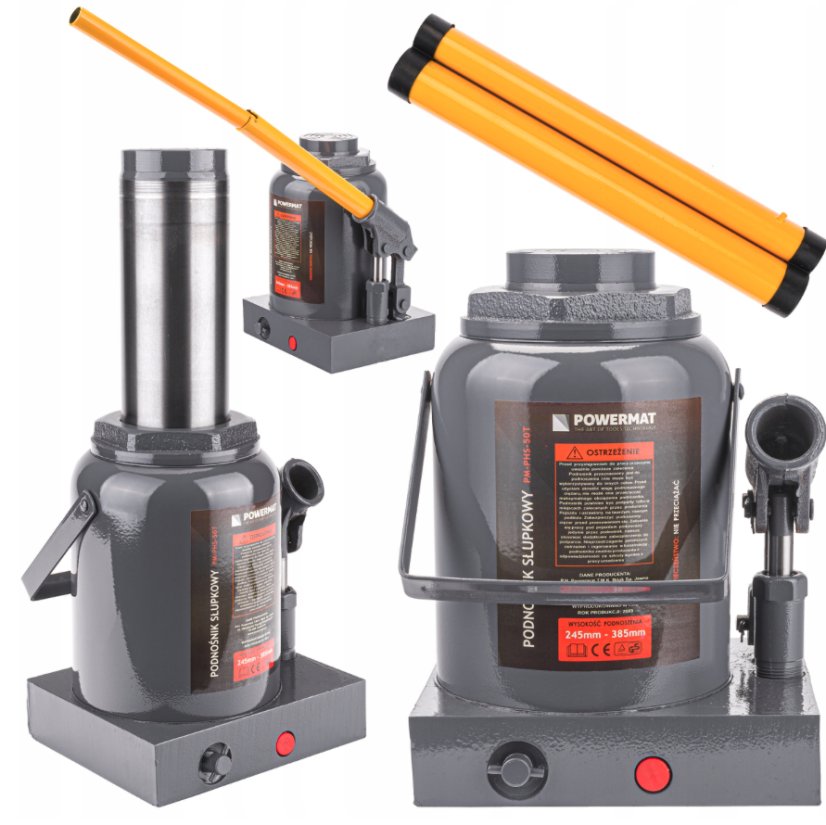 Hydraulický zdvihák 520 t – PM-PHS-50T, 245–385 mm