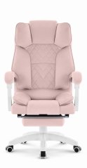 Ergonomischer Bürostuhl HC-1031 mit Fußstütze - rosa