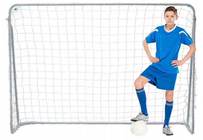 Futballkapu hálóval 213x152x75 cm