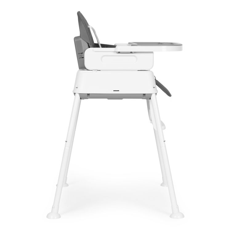 Dětská židlička na krmení 3v1 skládací ECOTOYS GRAY