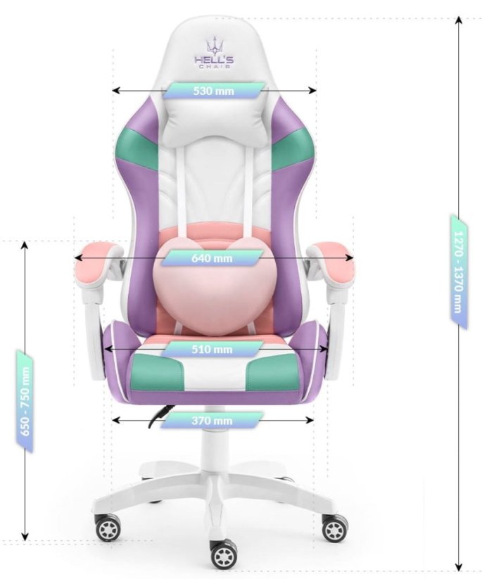 Scaun de gaming Rainbow Mint