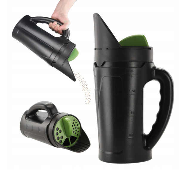Instrument de împrăștiere manuală 2,5 l - pentru îngrășăminte, semințe, sare și nisip