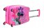 Růžový dětský cestovní kufr s motýlkem 42l