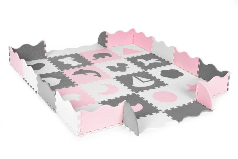 Schaumstoffmatte für Kinder 151 x 151 cm - Puzzle