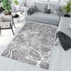 Tappeto elegante per interni con motivo a marmo