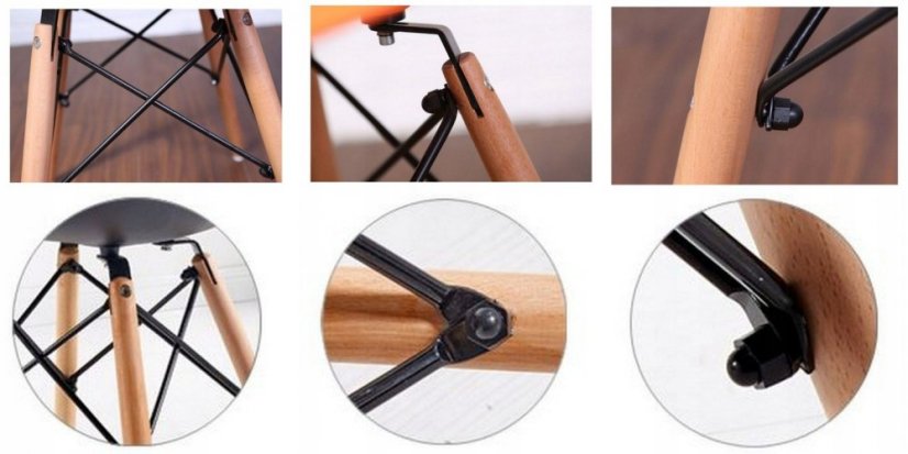 Pohodlná interiérová židle ve stylu patchwork do obývacího pokoje