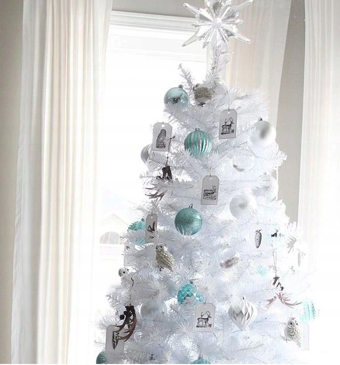 Luxusný biely vianočný stromček jedľa 150 cm
