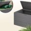 Cutie de depozitare pentru grădină WOODY 280 l - gri, impermeabilă, cu încuietoare