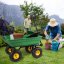 Kippbarer Gartenwagen mit festem Griff