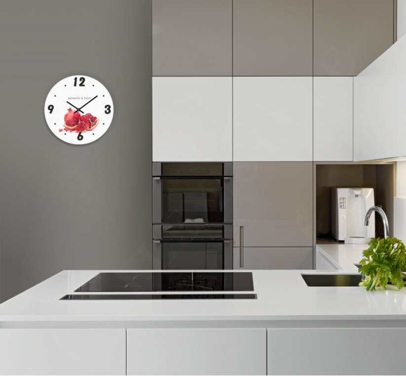Kuhinjski zidni sat s motivom šipka