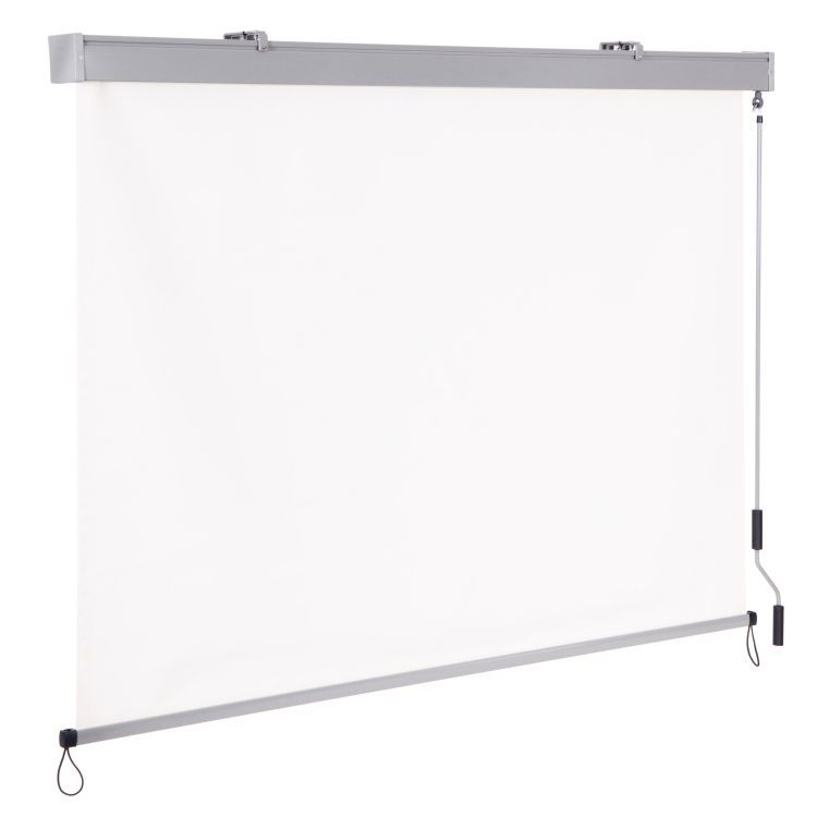 Vertikálna balkónová markíza 171 x 240 cm – tieniaca roleta na balkón a terasu, béžová