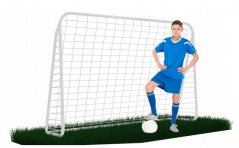 Nogometni gol z mrežo 213x152x75 cm