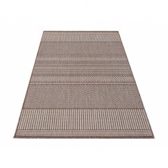 Hochwertiger brauner Teppich mit feinem Muster passend für jeden Raum