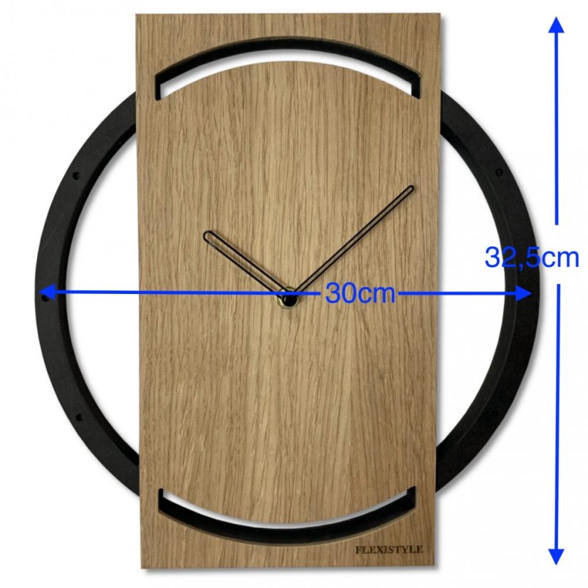 Elegáns falióra WOOD OAK 2