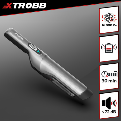 Aspirator auto portabil fără fir cu filtru HEPA 16 000 Pa PROVAC XTROBB
