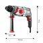 Príklepová vrtačka SDS+ 900 W v kufríku