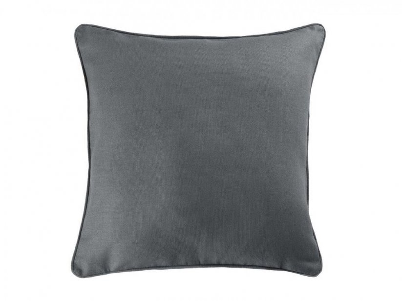 Bavlněný povlak na polštář šedé barvy 40 x 40 cm
