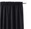 Draperie pentru dormitor culoarea neagră, 140 x 250 cm