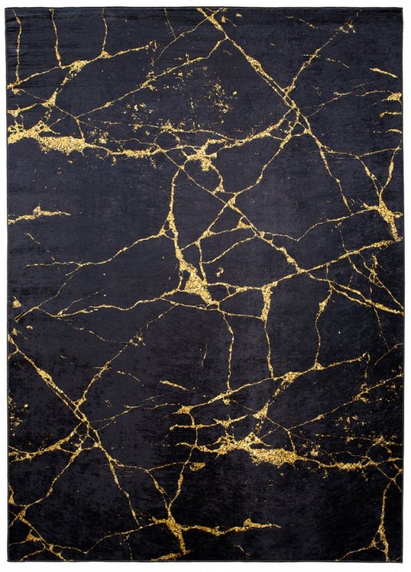 TOSCANA Modern sötét színű szőnyeg márványmintával 