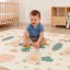 Wendbare Schaumstoff-Spielmatte für Kinder 150 x 200 cm - Tiere