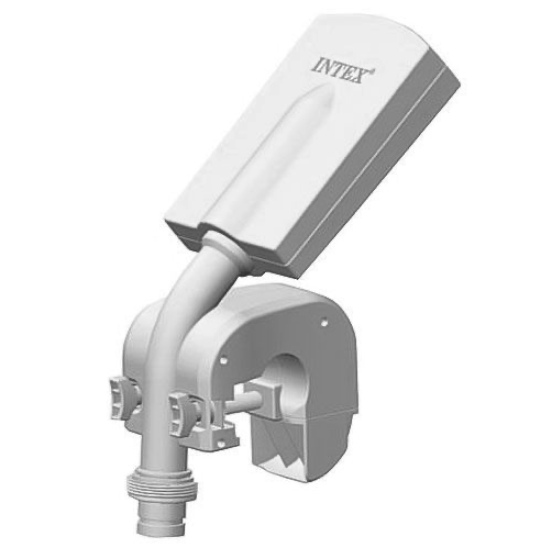 Farebná bazénová fontána s LED rozprašovačom