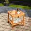 Tavolino laterale in legno di acacia - 45 x 45 x 45 cm