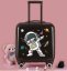 Детски куфар за пътуване Kozmos черен 36 л