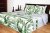 Luksuzna posteljna pregrinjala z zelenimi listi