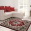 Червен килим с ориенталски модел - Размерът на килима: Ширина: 180 см | Дължина: 250 см
