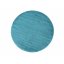 Kulatý koberec modré barvy - Rozměr koberce: Šířka: 200 cm | Délka: 200 cm