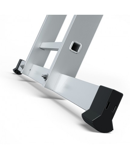 Viacúčelový hliníkový rebrík, 3 x 6 priečok a nosnosť 150 kg