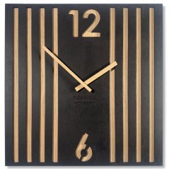 Orologio da parete di design LAMELE 50 x 50 cm