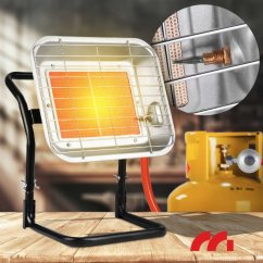 Prenosni plinski grelnik MalTec, 3–4,5 kW