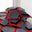 Bettlaken aus Mikroplüsch mit geometrischen Mustern
