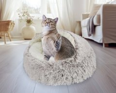 Kočičí pelíšek se stříškou - 60 cm