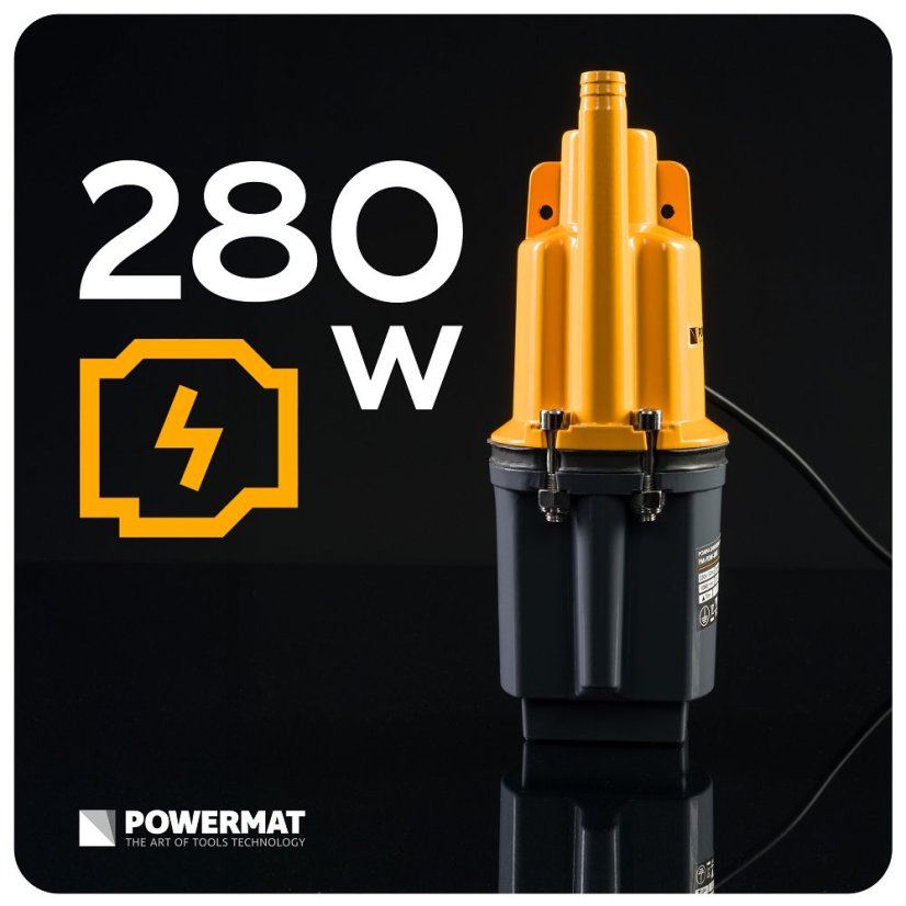 Pompă submersibilă cu membrană pentru apă curată 280 W