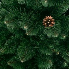 Luxusný vianočný stromček borovica so šiškami 150 cm