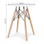 Elegantný okrúhly drevený stolík - 60 cm Elegantný okrúhly drevený stolík - 60 cm