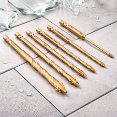 Fúrószerszámkészlet üveghez, kerámiához és csempéhez - 7 db (3-12 mm)