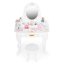 Tavolo cosmetico per bambini con accessori per piccole bellezze