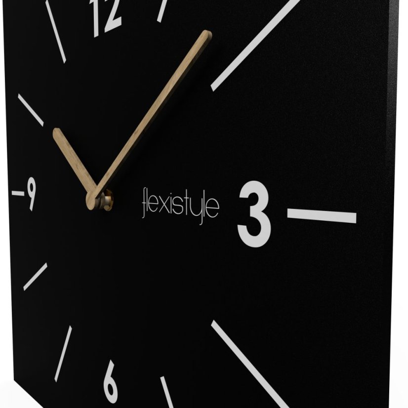 Wanduhr SCANDIC 30 cm - schwarz
