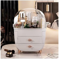 Organizator pentru cosmetice și bijuterii, cu mai multe etaje, 27 x 21 x 39 cm