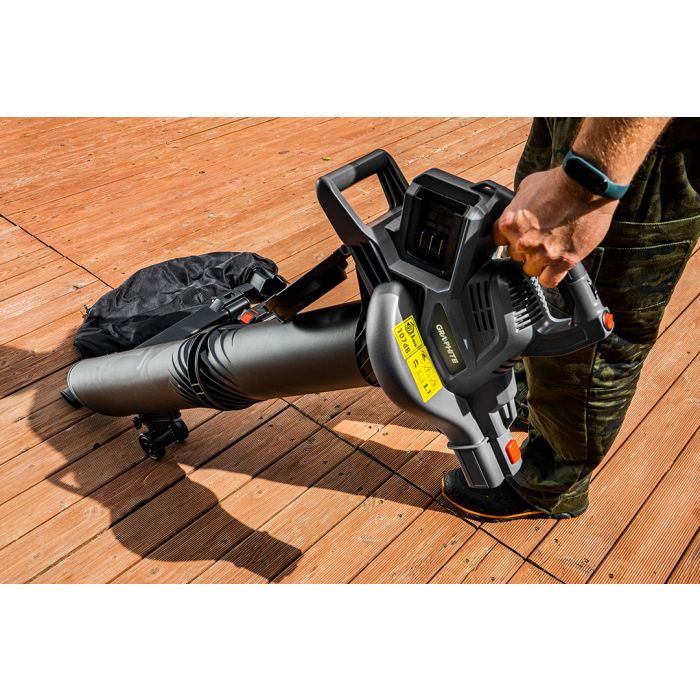 Zahradní vysavač Energy+ 36V Li-lon, 2v1, objem sáčku 35 l, bez baterie 58G036 GRAPHITE