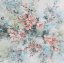 Perdea de catifea blackout cu motiv - trandafiri romantici 140 x 250 cm